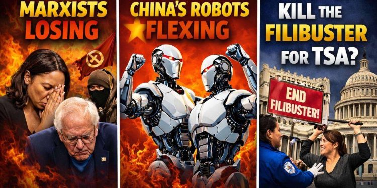 Marxists Losing, Hochul Begging, Chinese Robots Flexing, and Funding DHS by Killing the Filibuster