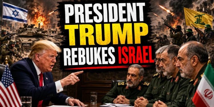 Trump Rebukes Israel (1)